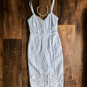 Blue Lace Express Dress
